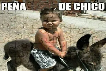 UN NIÃ‘O Y UN BURRO jigsaw puzzle