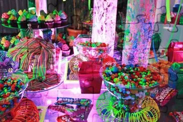 Fiesta Neon Club Display-Columbia jigsaw puzzle