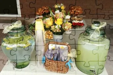 Refreshing Fruit Water and Lemonade