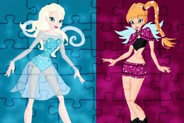 Elsa Anna jigsaw puzzle