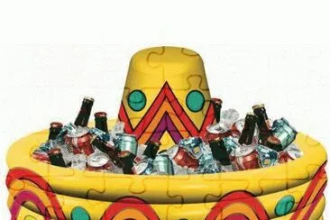 פאזל של Tex-Mex Inflatable Cooler