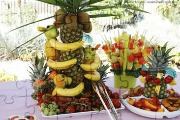 Summer Fruit Party Table jigsaw puzzle