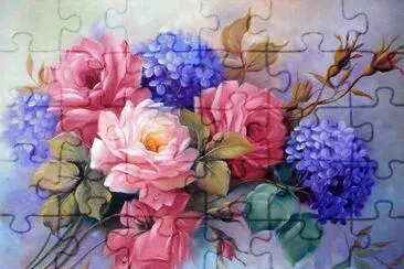 Colored Flowers