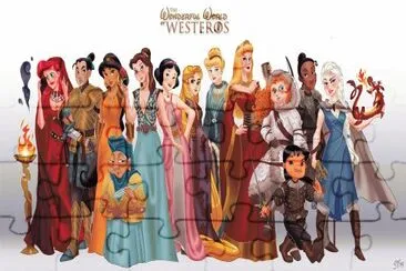 Princesses jigsaw puzzle