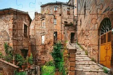 פאזל של Pitigliano-Italia