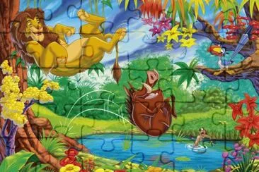 rey leon jigsaw puzzle