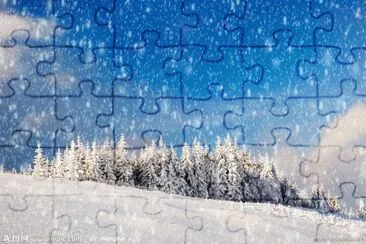 פאזל של snow tree