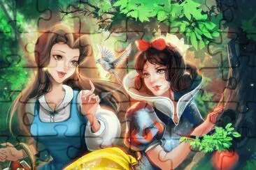 Belle SnowWhite jigsaw puzzle
