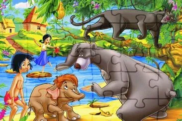 libro de la selva jigsaw puzzle