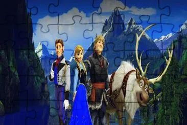 פאזל של frozen