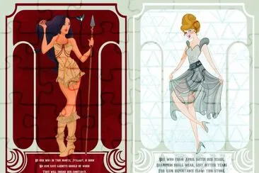 Pocahontas Cinderella jigsaw puzzle