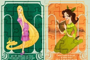 Rapunzel Belle jigsaw puzzle