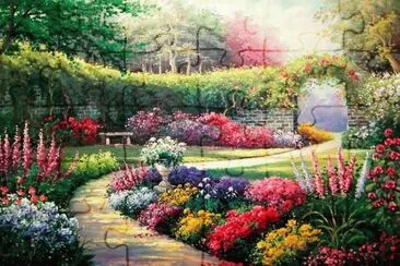 jardim jigsaw puzzle