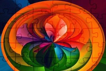 Abstract Rainbow Circle