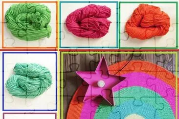 multicolor jigsaw puzzle