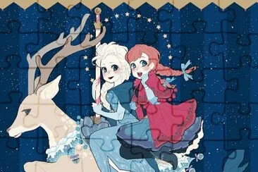 Elsa Anna jigsaw puzzle