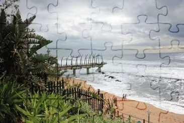 Bush, Sky   Sea Umhlanga Rocks jigsaw puzzle