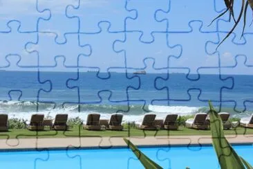 Indian Ocean Blues - Umhlanga Rocks jigsaw puzzle