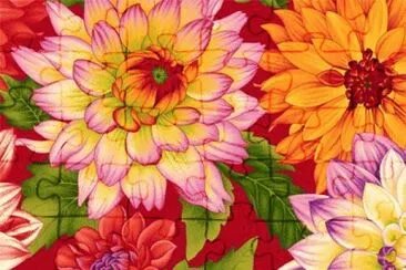פאזל של Dahlia Flowers