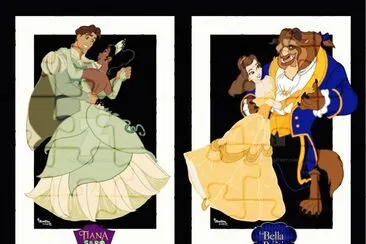 Naveen Tiana Belle Beast jigsaw puzzle