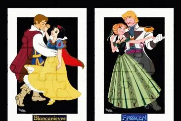 Prince SnowWhite Anna Kristoff jigsaw puzzle
