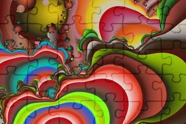A Fractal Landscape jigsaw puzzle
