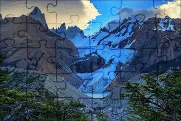 En El ChaltÃ©n. Patagonia Argentina jigsaw puzzle