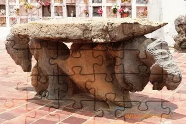 piedra emblemÃ¡tica en el cementerio jigsaw puzzle