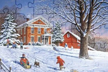 Snow Party jigsaw puzzle