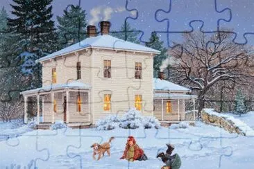 Softly Falling jigsaw puzzle
