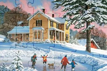 Skating Party jigsaw puzzle