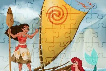 ariel y moana jigsaw puzzle
