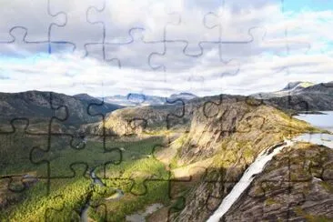 Parque Nacional Rago, Noruega - Cascada