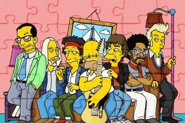 MusicSimpsonsniano jigsaw puzzle
