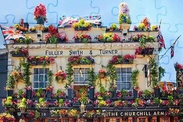 Notthing Hill-Londres jigsaw puzzle