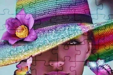 פאזל של Lady Zoo Beautiful