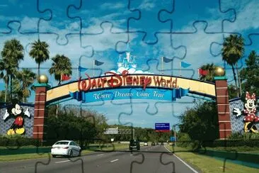 Entrada Disney jigsaw puzzle