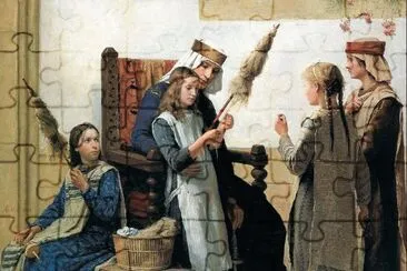 Albert Anker 1831-1910 jigsaw puzzle