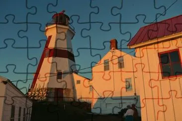 Head Harbour Lightstation at Sunset