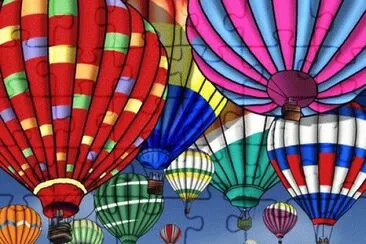 Bunt jigsaw puzzle