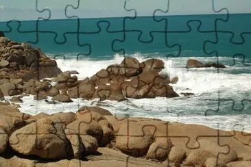Steinformation an der Beach 1 Middelton, S.A. jigsaw puzzle