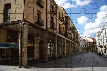 Calle Mayor de Palencia - EspaÃ±a