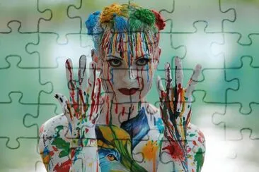 Espectacular Body Painting jigsaw puzzle