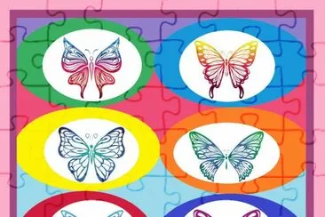 multicolor jigsaw puzzle