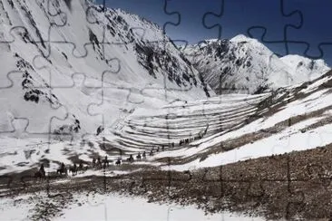 Cruce cordillerano en San Juan. Argentina jigsaw puzzle