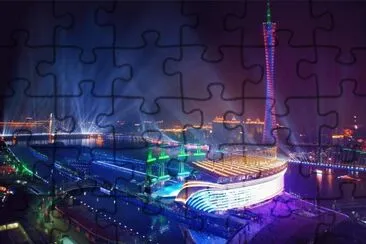 City Skyline-Guangzhou, China jigsaw puzzle