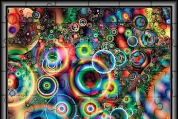 Bunt jigsaw puzzle