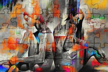 Bunt jigsaw puzzle