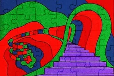 draw jigsaw puzzle