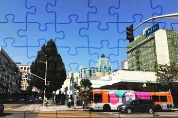 L.A. california jigsaw puzzle